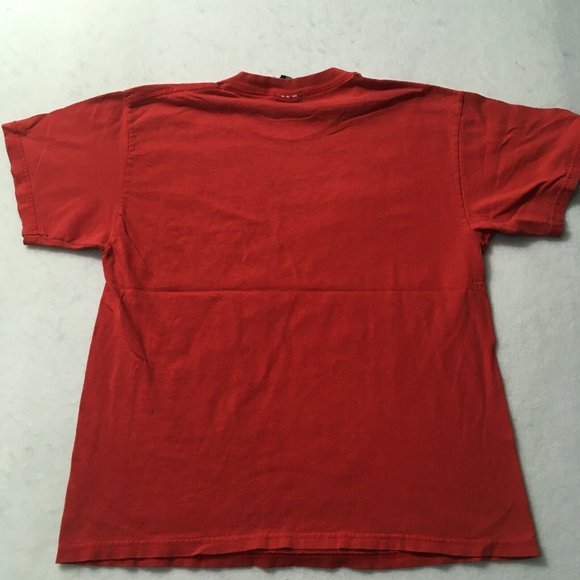 Vintage 2000's WWE Authentic John Cena XL RED T-Shirt distressed - Picture 7 of 10